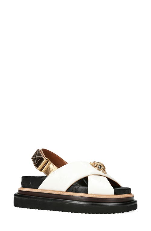 Kurt Geiger London Orson Platform Sandal in Natural 