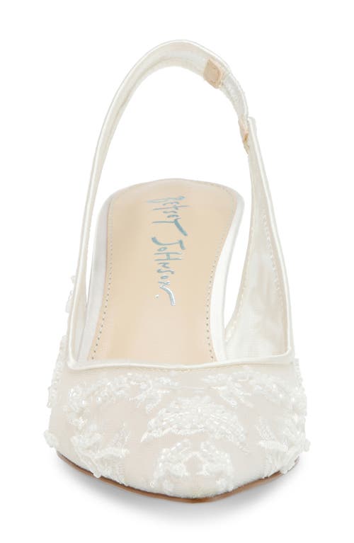 BETSEY JOHNSON BETSEY JOHNSON NIKKI POINTED TOE SLINGBACK PUMP