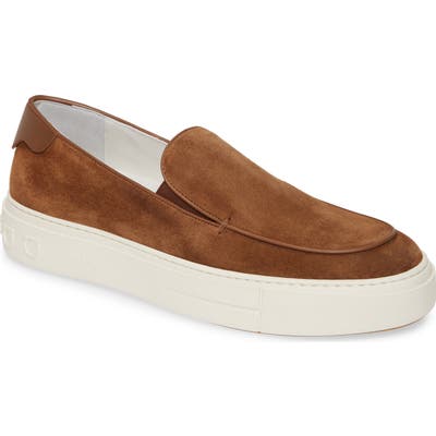 Salvatore Ferragamo Tokyo Slip-On- Brown