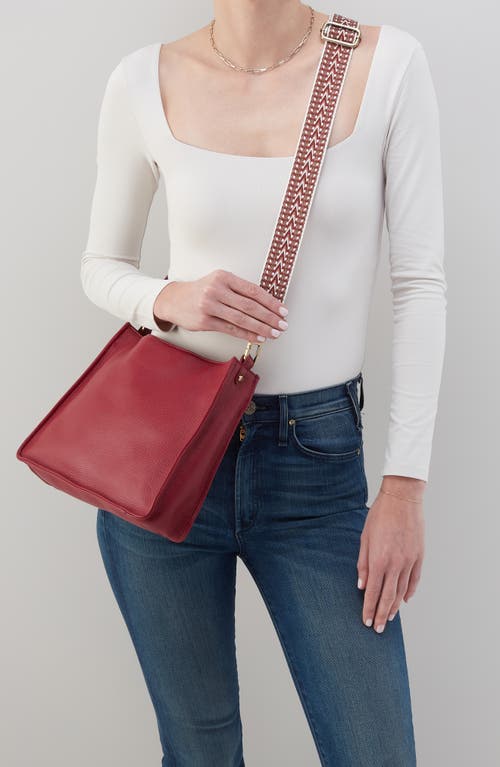 Shop Hobo Cass Leather Crossbody Bag In Wine