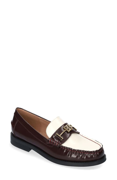 Bibi Lou Tina Bit Loafer In Burgundy