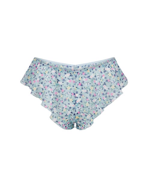 Shop Adore Me Graciela Cheeky Panties In Ditsy Blue