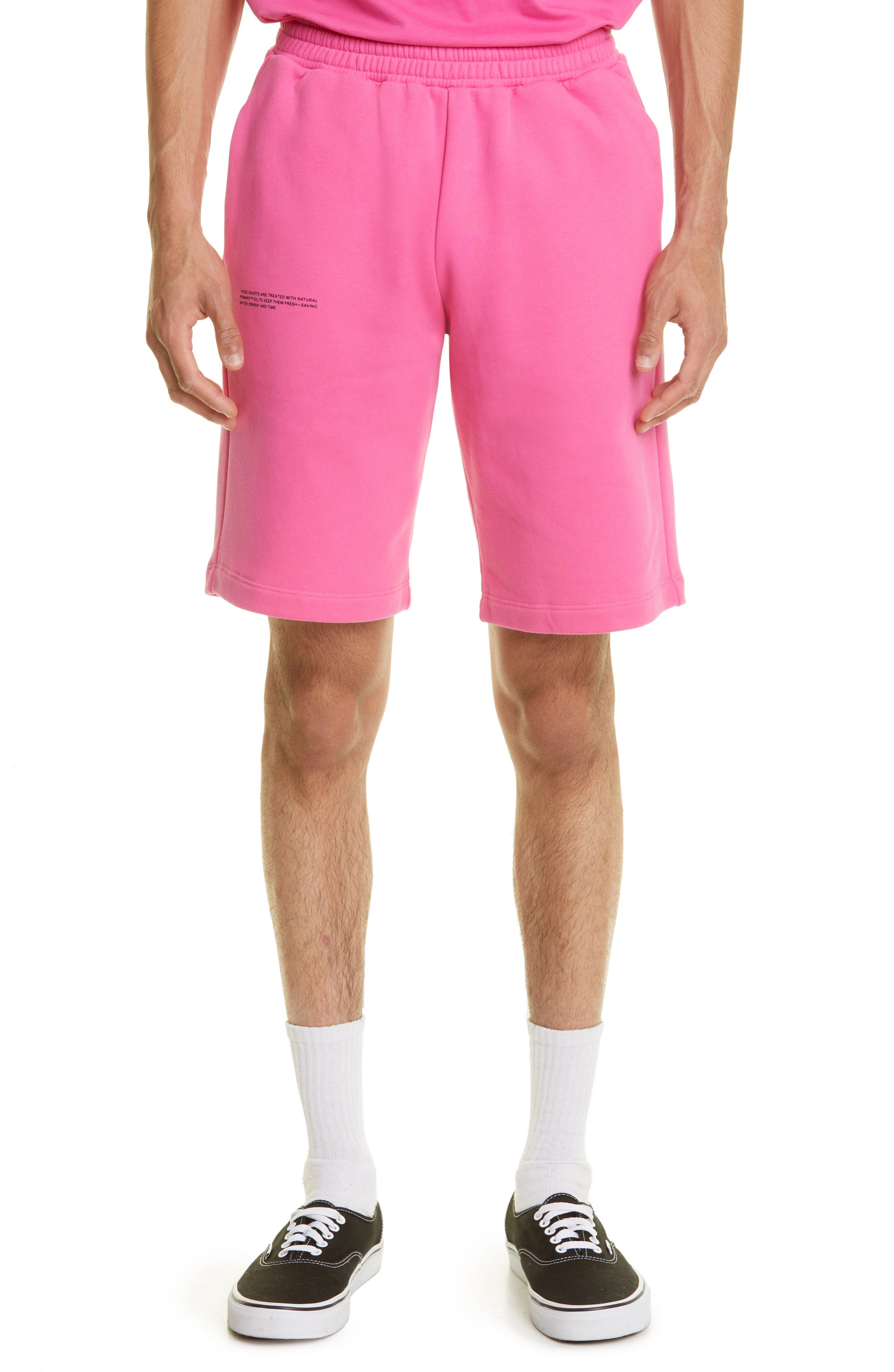 Stone Island Lilac Cotton Shorts in Pink for Men Mens Clothing Shorts Casual shorts 