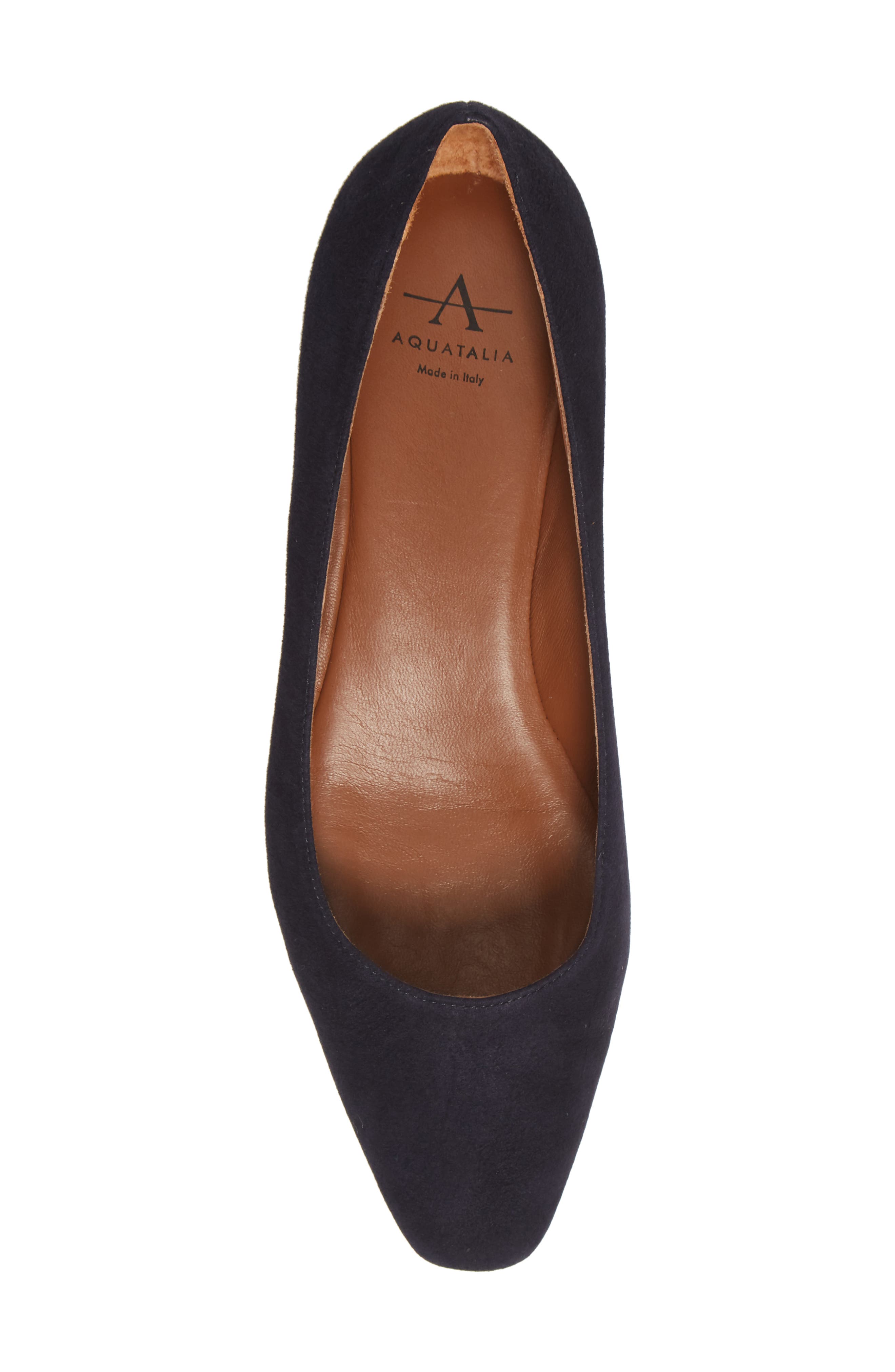 Aquatalia Marcella Suede Ballet Flats Smart Closet