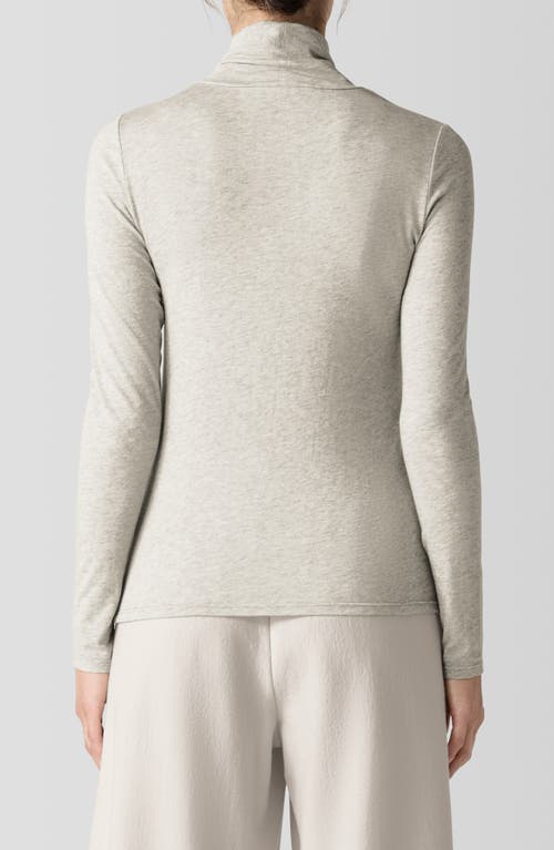 Shop Eileen Fisher Turtleneck Top In Dove