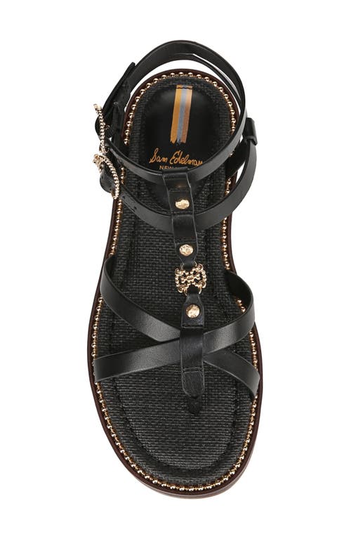 Sam Edelman Talya Ankle Strap Sandal In Black