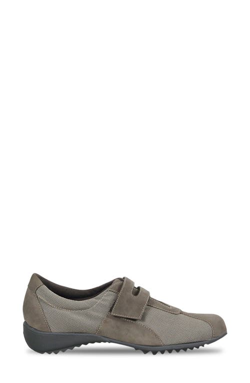 Shop Munro Joliet Ii Sneaker In Khaki Fabric/suede