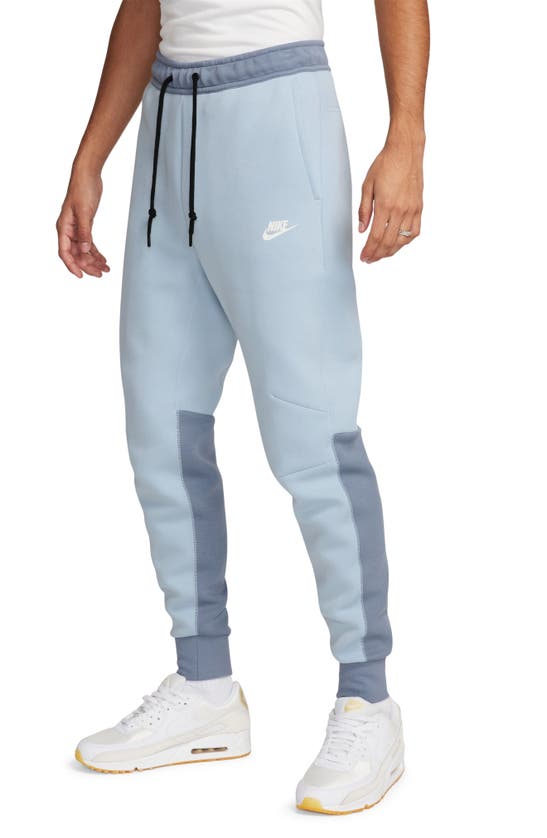 Shop Nike Tech Fleece Joggers In Light Armory Blue/ Ashen Slate