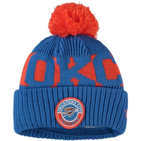 Men's New Era Royal/Red New York Giants 2021 NFL Sideline Sport Official  Pom Cuffed Knit Hat