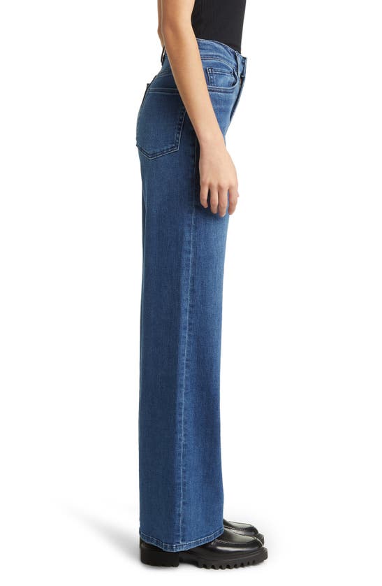 Shop Frame Le Slim Palazzo Ankle Jeans In Temple
