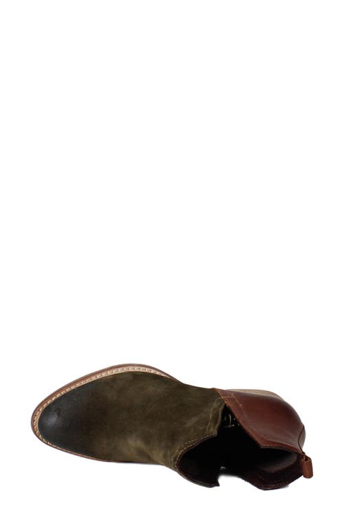 Shop Diba True Stop By Bootie In Military/butterscotch