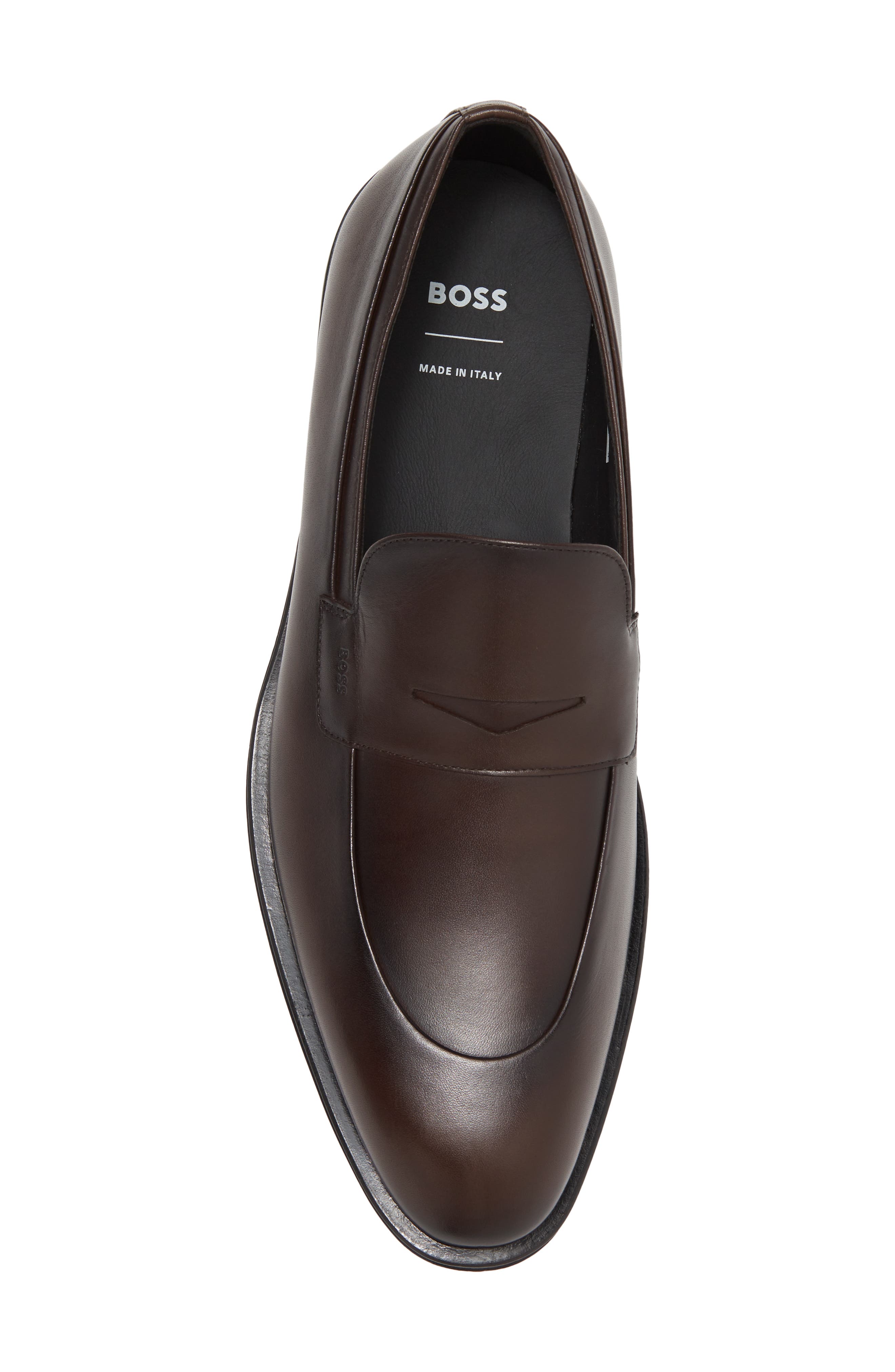 Hugo Boss, Shoes, Hugo Boss Italian Suede Penny Loafer