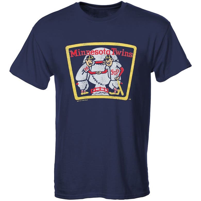 Soft As A Grape Kids' Minnesota Twins Youth Cooperstown T-shirt In Navy