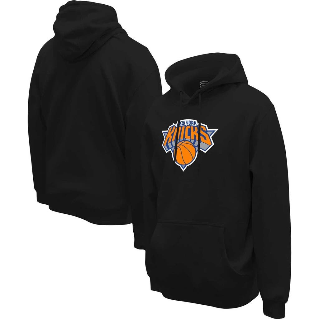 Stadium Essentials Unisex   Black New York Knicks Primary Logo Pullover Hoodie