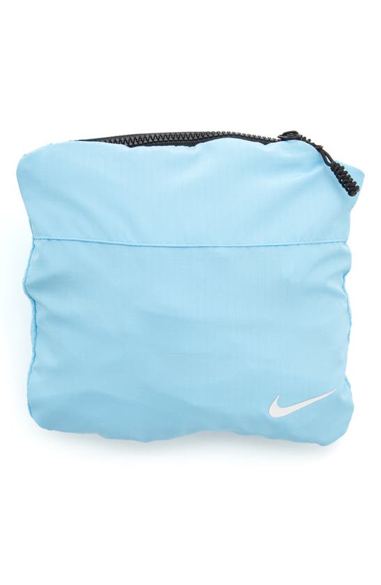 Shop Nike Voyage Cover-up Shorts In Aquarius Blue