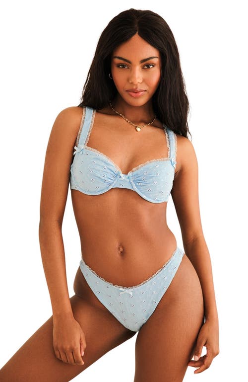 Dippin Daisys Everly Cheeky Bikini Bottom in Baby Blue at Nordstrom, Size X-Large