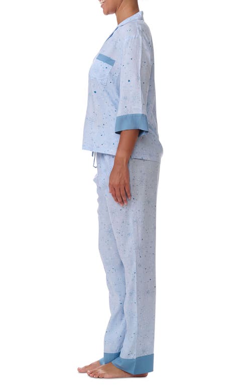 Splendid Print Pajamas In Hghway Celestial
