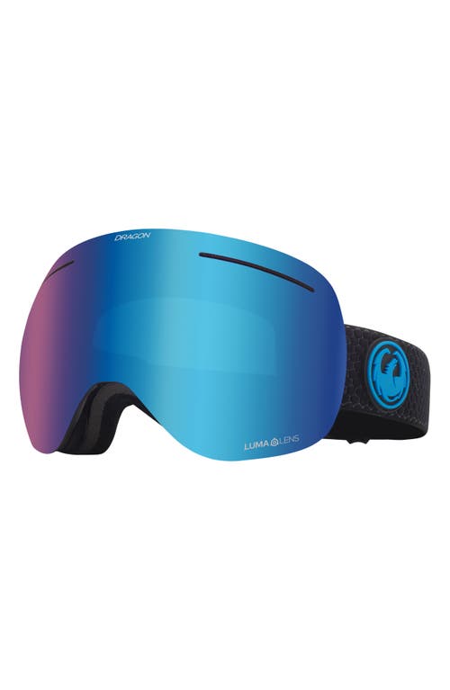 Dragon Xi Frameless Snow Goggles In Blue