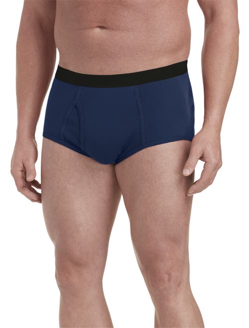 Harbor Bay 3-pk Color Briefs In Navy