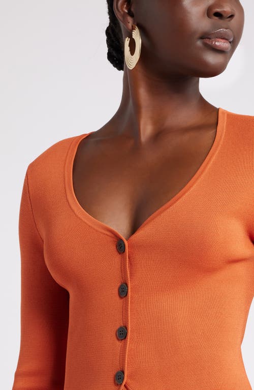 Shop Nordstrom X Harlem's Fashion Row House Of Aama Uptown Cardigan In Orange Mango