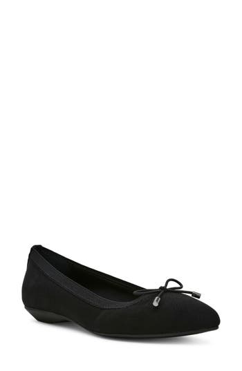Anne Klein Ober Ballet Flat In Black