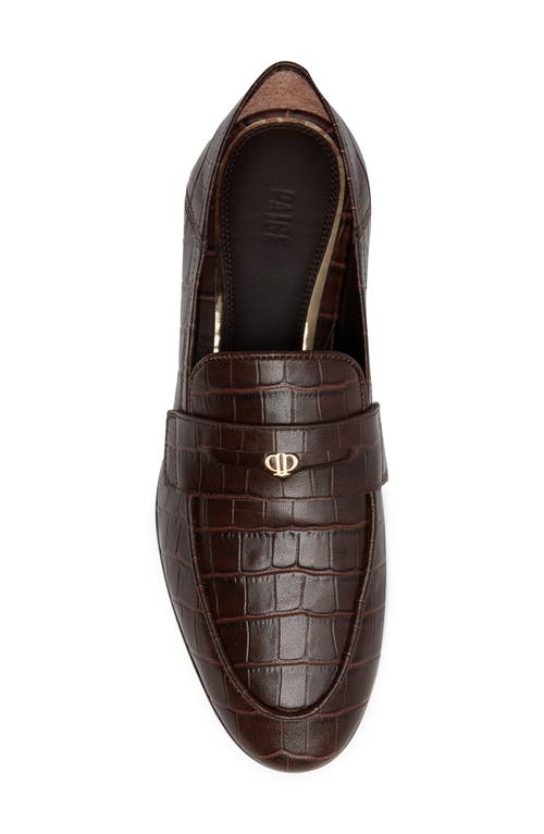 Shop Paige Macall Penny Loafer In Chocolate