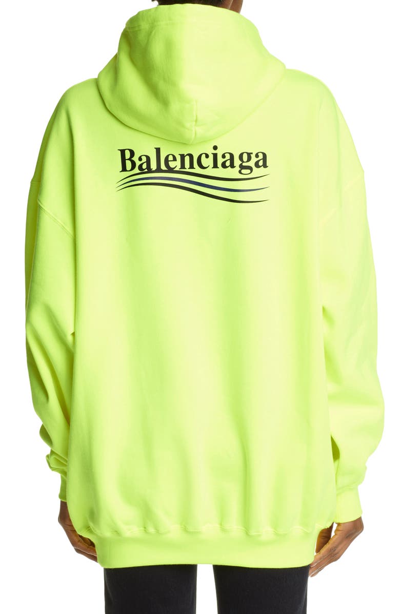 skadedyr skinke Emuler Balenciaga Campaign Logo Oversize Cotton Hoodie | Nordstrom