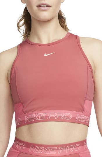 Nike Pro Dri-FIT Women's Shelf-Bra Cropped Tank.