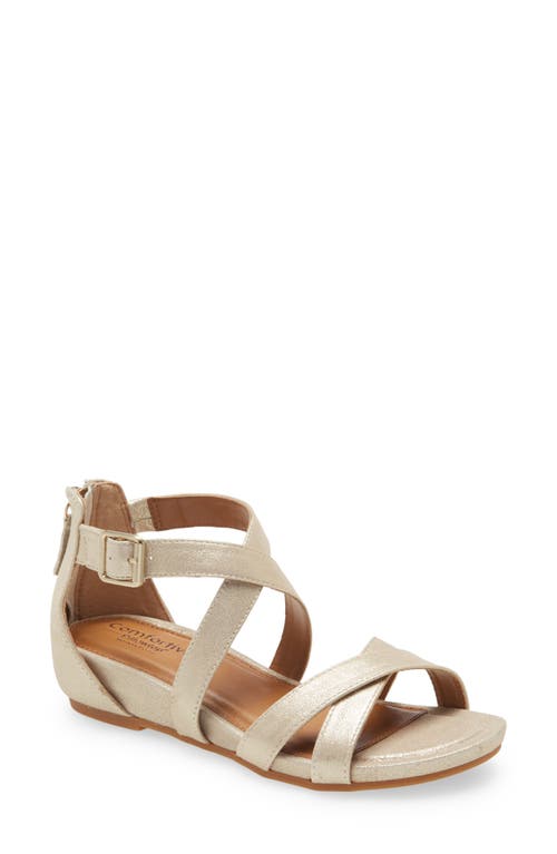 Melody Sandal in Platino Leather