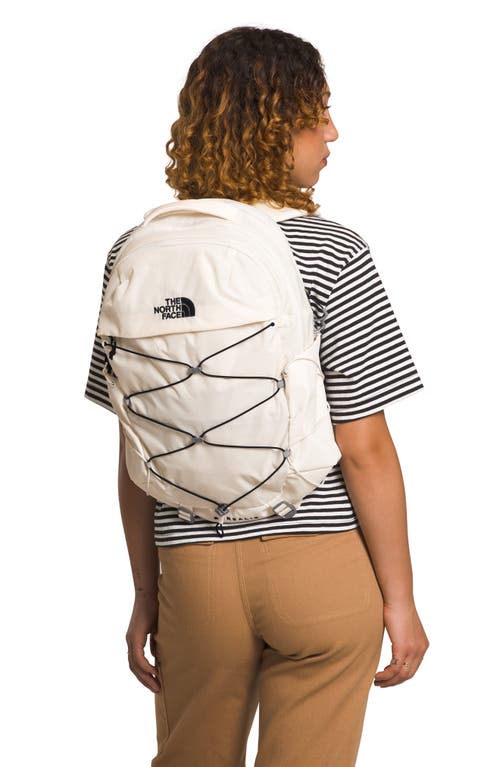 Shop The North Face Borealis Water Repellent Backpack In Gardenia White/tnf Black-npf