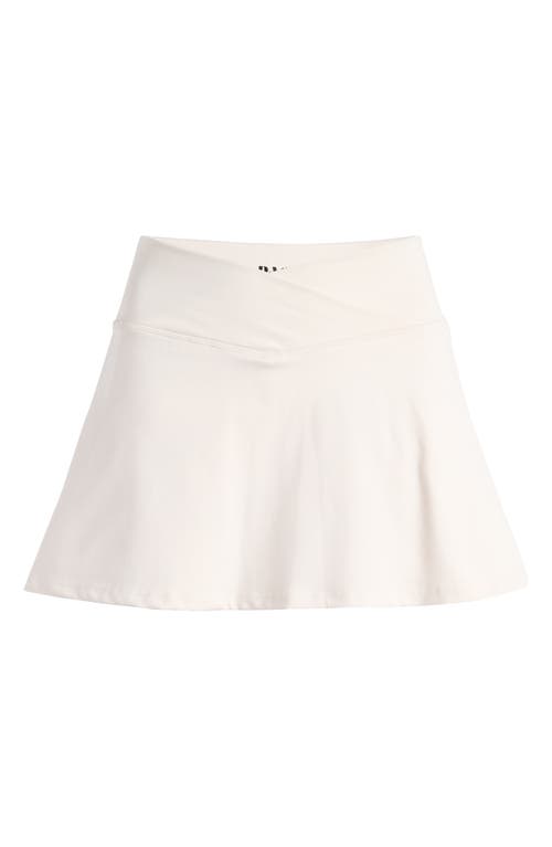 Pacsun Crossover Waist Skort In Ivory