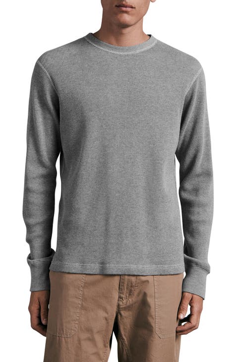 Profile Dallas Cowboys Big & Tall Waffle-knit Thermal Long Sleeve T-shirt  At Nordstrom in Gray for Men