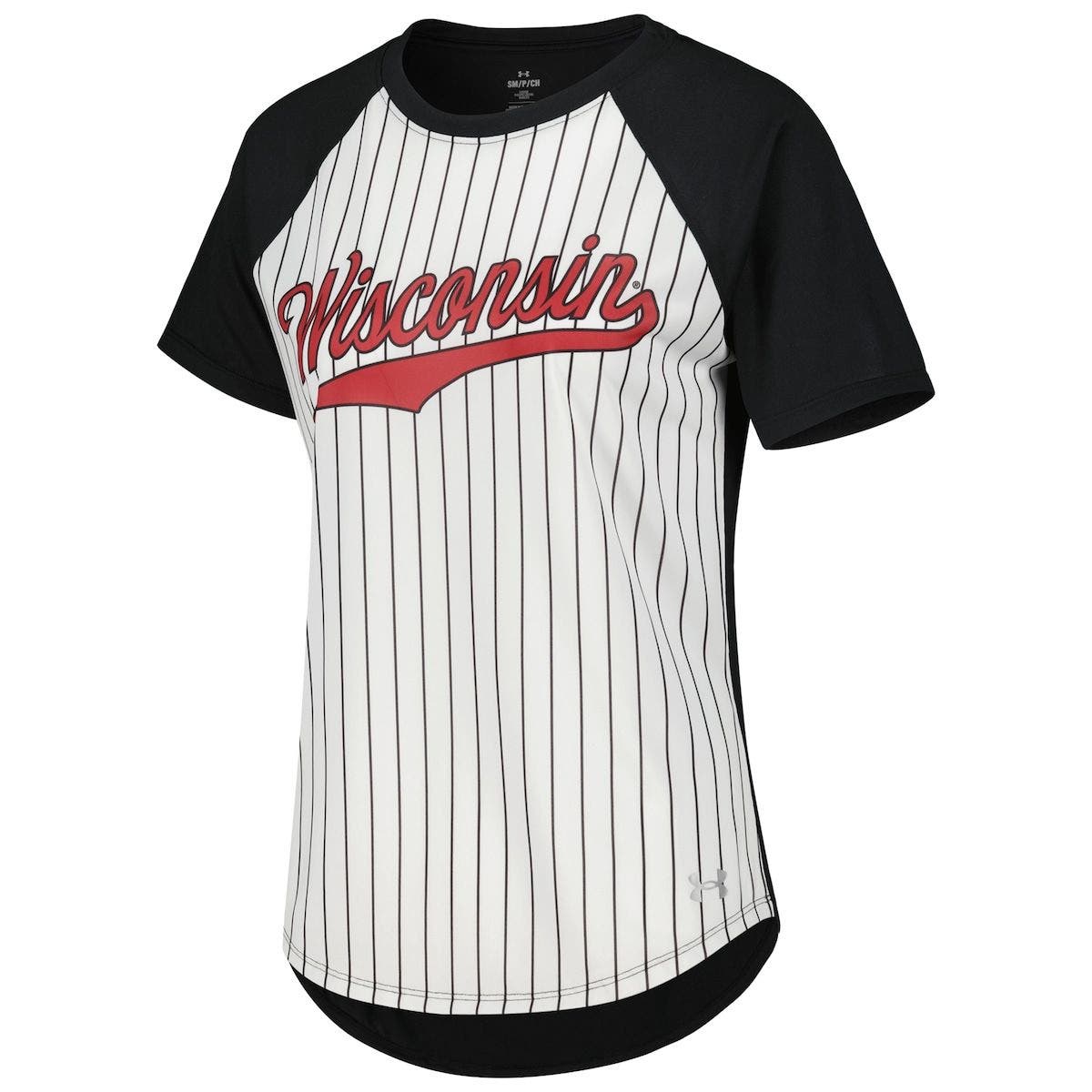 Under Armour Women's Under Armour White Gameday Pinstripe Raglan T