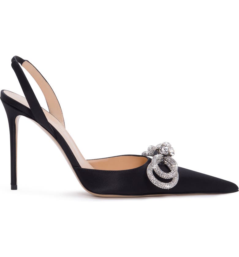 Mach & Mach Double Bow Pointed Toe Slingback Pump (Women) | Nordstrom