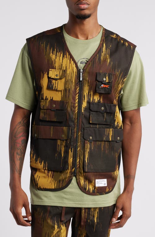 Shop Icecream Ripstop Fly Fishing Vest In Dried Tobacco