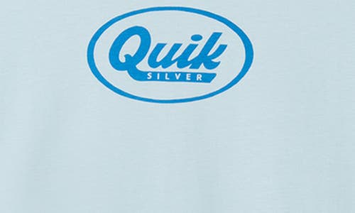 Shop Quiksilver Speedy Organic Cotton Graphic T-shirt In Winter Sky