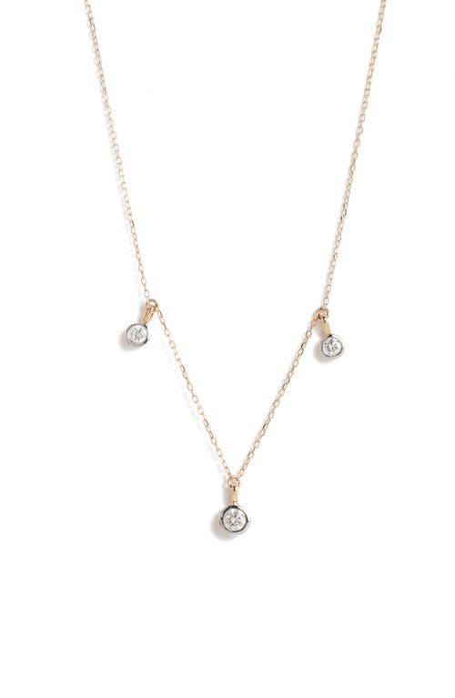 Bony Levy Monaco Diamond Charm Necklace in 18K Yellow Gold at Nordstrom