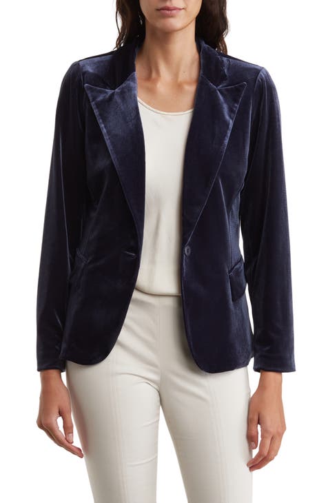 Electric Blue Preppy Blazer - Women - Ready-to-Wear