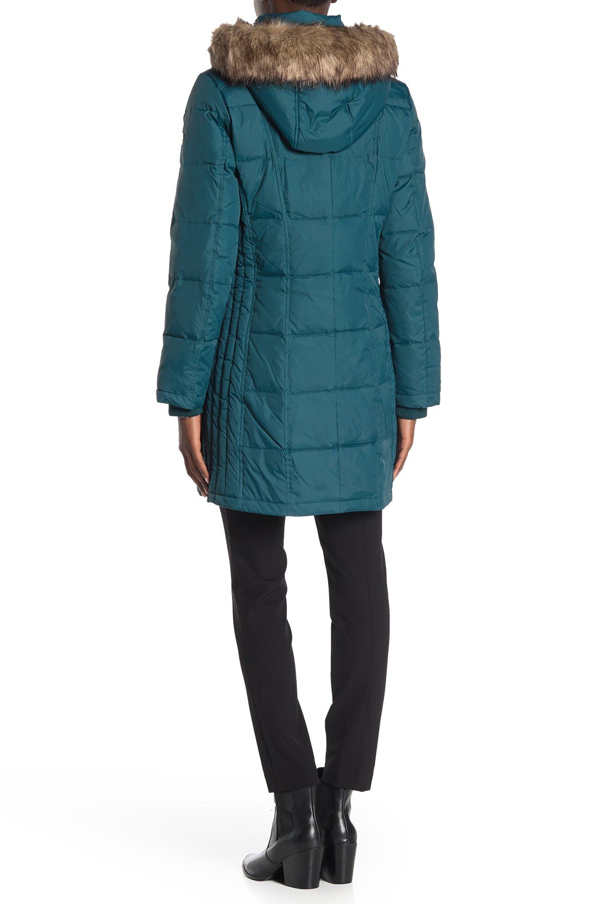 michael michael kors hooded down puffer coat