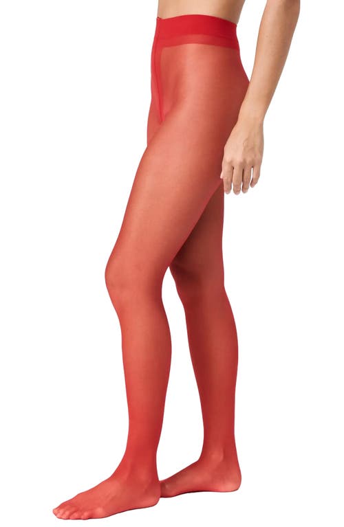 Shop Stems Avery Microfiber Tights In Red