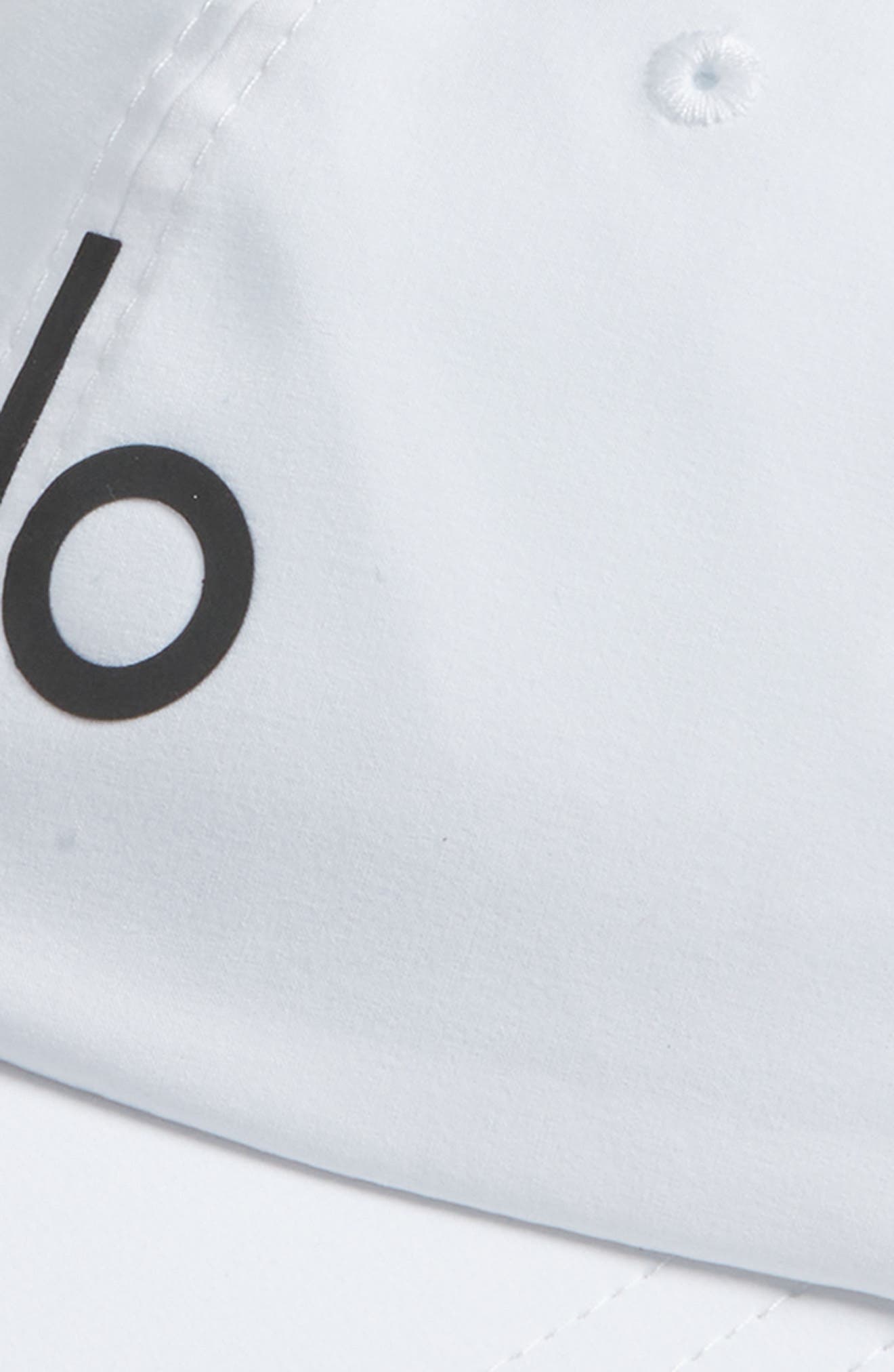 Alo Performance Off-Duty Baseball Cap in White | Smart Closet