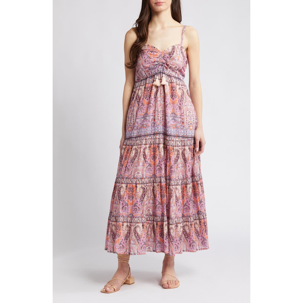Cleobella Loraine Organic Cotton Maxi Dress In Mahal Print