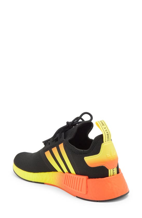 Shop Adidas Originals Nmd R1 Sneaker In Core Black/ Semi Impact Orange