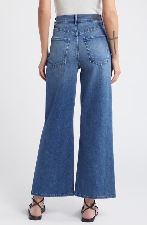 Shop Le Jean Virginia Patch Pocket High Waist Ankle Wide Leg Jeans In Laurel Canyon