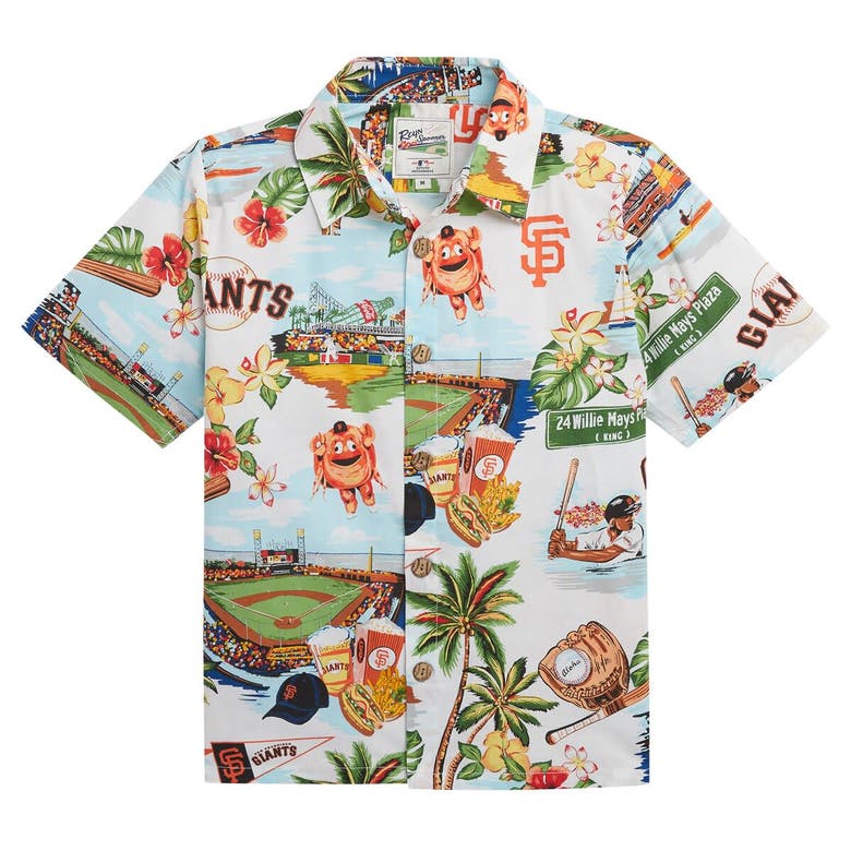 Shop Reyn Spooner Youth  White San Francisco Giants Scenic Button-up Shirt