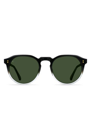Shop Raen Remmy 49mm Round Sunglasses In Cascade/sage