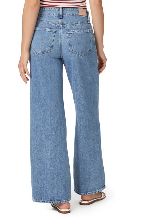 Paige Zoey Drawstring Wide-leg Jeans In Alaya