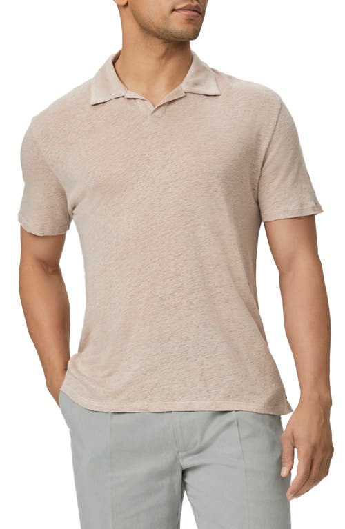 PAIGE Shelton Johnny Collar Polo Pale Rose at Nordstrom,