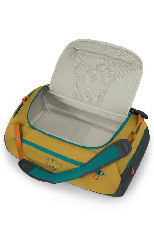 Shop Osprey Daylite 45l Duffle Bag In Tumbleweed Yellow