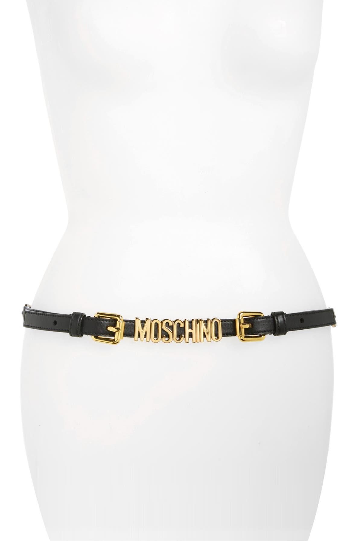 Moschino Logo Plate Chain Belt | Nordstrom